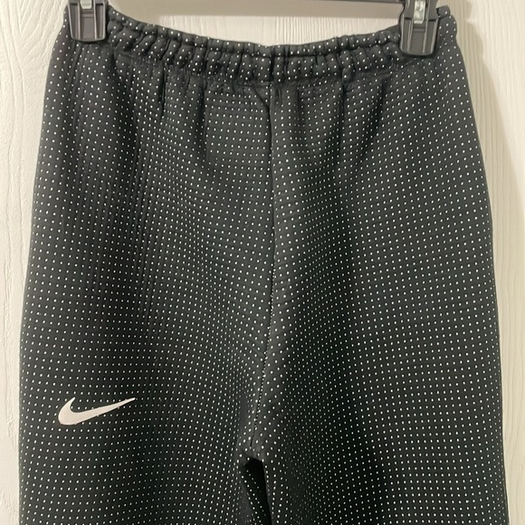 Nike Sportswear Essentials Womens Black With White Woven Flare High Rise Size XS - Picture 3 of 15